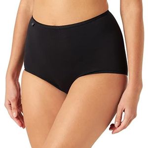 Sloggi Dames Bikini 24/7 Katoen Maxi C3p, zwart.