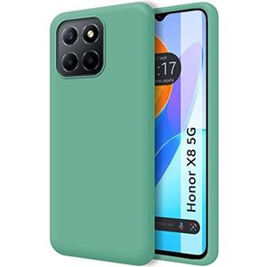 Coque en silicone liquide ultra souple pour Huawei Honor X8 5G Vert
