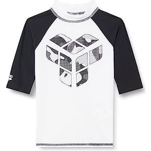 ARENA Jr Arena Rash Vest S/S Graphic Rash Guard Shirt Jongens