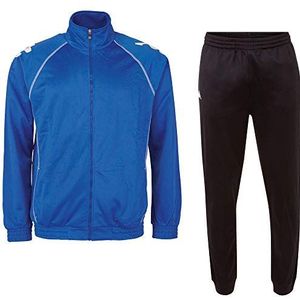 Kappa Ephraim Classic trainingspak voor heren, jas en broek met schuine zakken, maat S-XXL blauw, M, Blauw