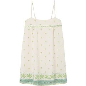 Women'secret Avondjurk voor dames, ECRU PRINT