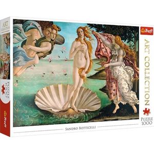Trefl, Puzzel, geboorte van Venus, Sandro Botticelli, 1000 stukjes, kunstcollectie, premium kwaliteit, voor volwassenen en kinderen vanaf 12 jaar