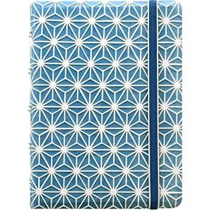 Filofax 115043 Pocket Impressions notitieblok, blauw/wit