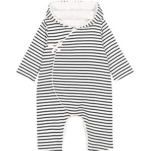 Petit Bateau A0518 Petit Bateau MONO LARGO Uniseks baby A0518 Uniseks kinderen (1 stuk), Marshmallow / smoking