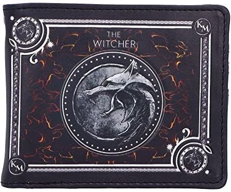 Nemesis Now Portemonnee met officiële licentie The Witcher, zwart, 11,5 cm, zwart, 11,5 cm, klassiek, zwart., Klassiek