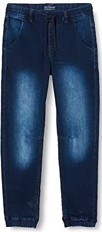 MINYMO Jeans Power Stretch Loose Fit meisjes, donkerblauw denim