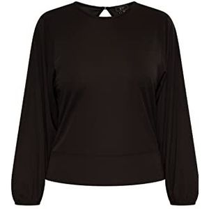 carato T-shirt à manches longues pour femme, Noir, M