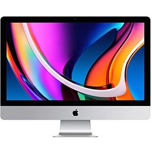 Apple iMac 27 inch met Retina 5K-display: Intel Core i5 zeshoekige processor van de 10e generatie op 3,3 GHz, 512 GB SSD - zilver