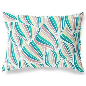 BonaMaison Decoratieve kussensloop met willekeurig patroon, bankkussenhoezen, decoratieve kussenslopen, kussensloop; bank, slaapkamer, kantoor, auto, 45 x 60 cm - ontworpen en