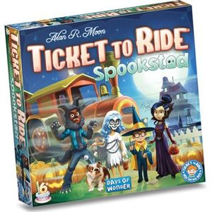 Ticket to Ride Spookstad - gezelschapsspel - Een editie voor jonge Ticket to Ride Fans! - 6+ - 2-4 spelers - FR