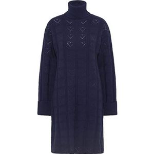Sookie Robe en tricot pour femme 12419506-SO01, bleu marine, taille XL/XXL, Robe en tricot, XL-XXL