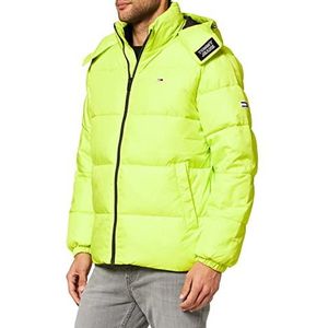 Tommy Jeans TJM Essential Poly Jacket voor heren, Neo, Lime, S, Neo Lime