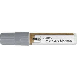 Kreul 46252 - XXL metallic marker met wigpunt ca. 15 mm, permanent acrylverf met metallic effect, voor puristische elementen