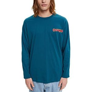 Esprit T-shirt voor heren, 460/donkerturquoise, XL, 460/donkerturquoise