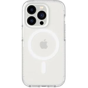 tech21 iPhone 14 Pro Evo Crystal compatibel met MagSafe - Doorzichtige schokabsorberende en krasbestendige hoes met FlexShock Multi-Drop bescherming 15 voet