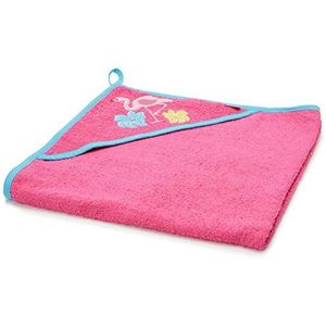 Playshoes Capuchondoek flamingo babyjurk voor meisjes, Roze 18