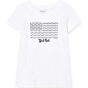 DelSol Del Sol T-shirt voor jongens, Wit