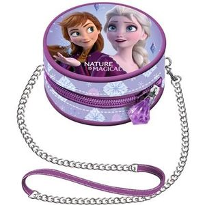 Frozen 2 Admiration - Mini ronde kettingtas, paars, 9 x 9 cm, paars, mini-ronde ketting bewondering, Mauve, Mini-ronde ketting bewondering
