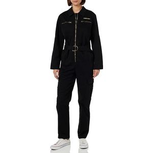 Schott NYC Trjbattle70w Jumpsuit voor dames, zwart.