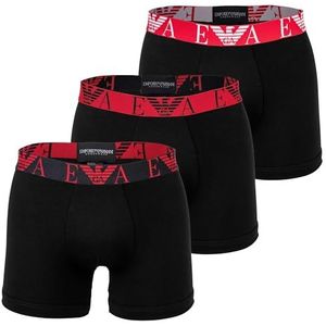 Emporio Armani Boxershorts voor heren, zwart/zwart, S, zwart/zwart, S