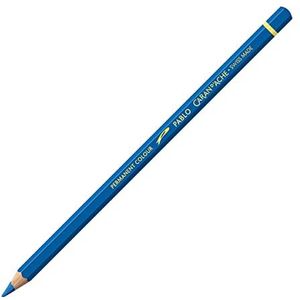Caran d'Ache Pablo Wooden Artist Quality Colour Pencils kleurpotloden, 3 stuks, kleur: 370 gentiaanblauw/gentiaanblauw (666.370)/FSC™-gecertificeerd cederhout