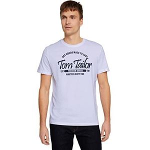 TOM TAILOR t-shirt mannen, 20000, wit