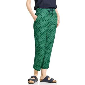 Cecil B377895 damesbroek 7/8 met print, Fresh Apple Green