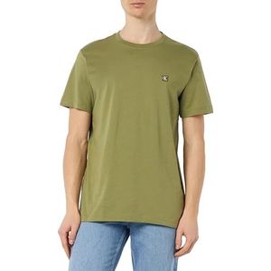 Calvin Klein Jeans Hauts en Tricot à Manches Courtes Homme, Vert (Dark Juniper), XS