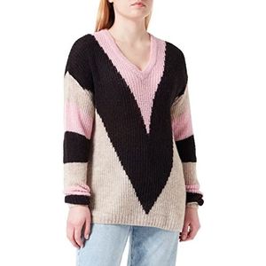ICHI Ihorilla Ls Dames Sweater, 142305/Pink Nectar, S, 142305/Pink Nectar