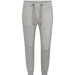 HRM Kid's Premium joggingbroek voor jongens en meisjes, 285 g/m², van 70% katoen en 30% gerecycled polyester, Grijze mix