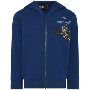 LEGO Batman Sweatjack met capuchon - 100% katoen LWSTORM 611 sweatshirt, 577, normaal voor kinderen, 577, eenheidsmaat, 577 stuks