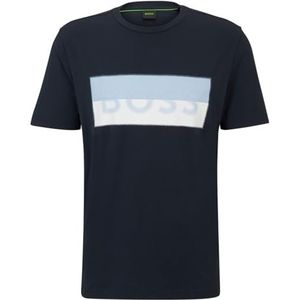 BOSS T- Shirt Homme, Dark Blue402, XL