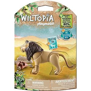 Playmobil 71054 Leeuw – Wiltopia – dierenkaart om te verzamelen – Wiltopia serie met meer dan 80% gerecyclede of biobased materialen gemiddeld – vanaf 4 jaar
