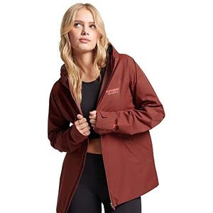 Superdry WATERPROOF JACKET WS311718A Fired Brick Brown 8 FEMME, Fired Brick Brown, 36