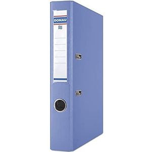 DONAU Master 25 stuks smalle ordners, DIN A4, 5 cm, 25 stuks, blauw, PP-kunststof hoes, karton en karton