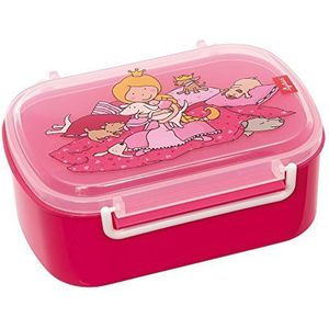 SIGIKID Meisjes, broodtrommel met kleurrijke motieven, Pinky Queeny, roze, 25007