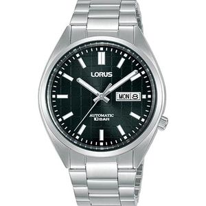 Seiko Heren analoog automatisch horloge met metalen armband RL491AX9, zilver, zilver., Klassiek