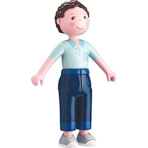 Little Friends Poppenhuispop Papa Michael Meisjes 12 Cm Blauw