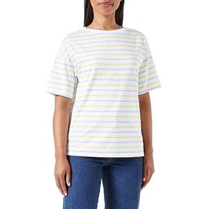 United Colors of Benetton T-shirt 3ozjd1045 T-shirt voor dames (1 stuk), Meerkleurige strepen 901