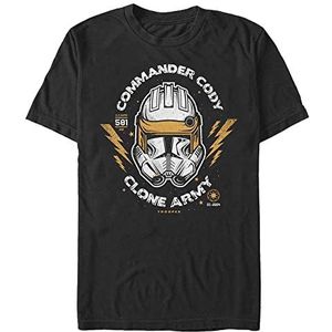 Star Wars Cody Organic Unisex T-shirt met korte mouwen, zwart, XL, SCHWARZ