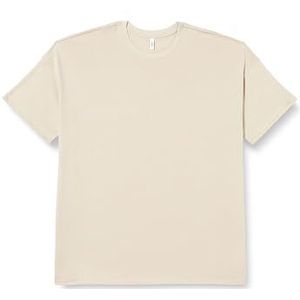 ONLY Onlmay Life S/S T-shirt surdimensionné pour femme, beige, M