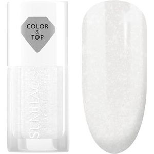 Semilac Top Classic Silver Blue Nagellak, 7 ml