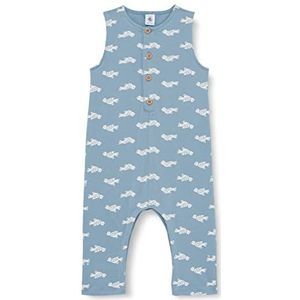 Jumpsuit voor baby's, motief vogels, fleece, rover/marshmallow, 6 maanden, Rover/Marshmallow