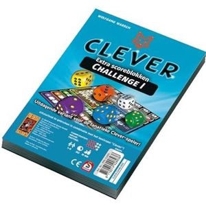 999 Games Clever Challenge Scoreblokken - Geschikt voor 1-4 spelers vanaf 8 jaar