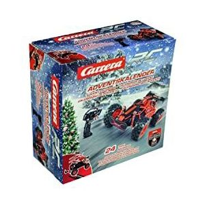 Carrera RC Buggy Advent Calendar 2.0 I Adventskalender voor kinderen en volwassenen, jongens en meisjes I 24 dagen bouwplezier I Perfect voor RC liefhebbers I op afstand bestuurbare buggy