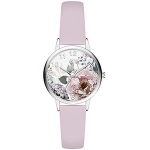 Cool Time meisjes kinderen horloge, roze-zilver, riem