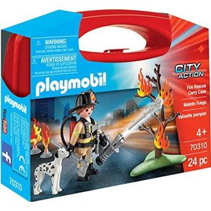 Playmobil 70310 Fire Rescue Small Carry Case