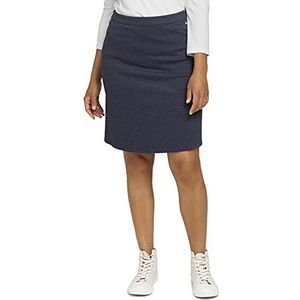 TOM TAILOR Basic rok voor dames, 27650 | Twill structuur in de kleur marine