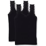 Pieces Tanktop voor dames, Zwart - 2 stuks