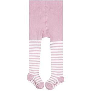 FALKE Stripe B TI katoen, fantasiepatroon, 1 paar panty's, uniseks, baby (1 stuk), Roze Thulit 8663